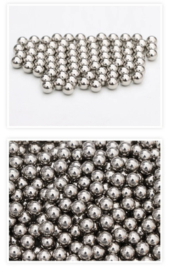 grote massieve koolstofstaalballen met drager staalballen hoogchroom 50,8 mm 82,55 mm